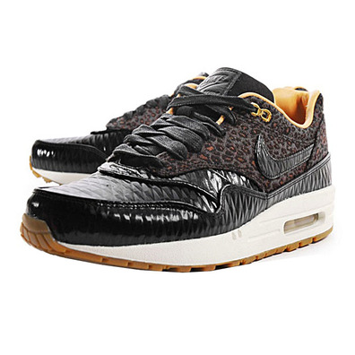 Air Max 1 FB Woven (001/negro/leopardo)