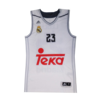 Camiseta Llull #23# Real Madrid Basket 2015-2016 (blanco/gris)