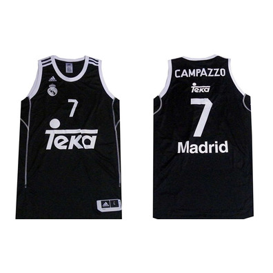 Camiseta Campazzo 2ª Equipación Real Madrid Basket 2014 (negra)