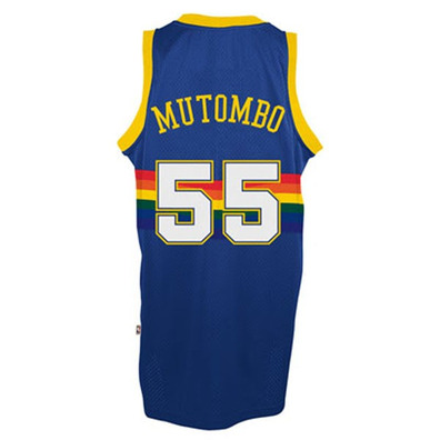 Adidas Camiseta Retro Swingman Dikembe Mutombo Denver Nuggets