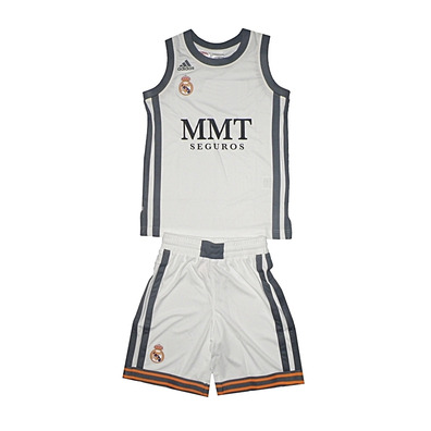 Fora Crianças Basquetebol Adidas Real Madrid 2012/2013 (branco)