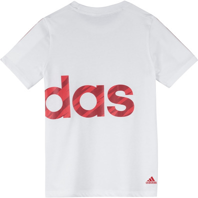 Adidas Recharged Tee kids (white/red)