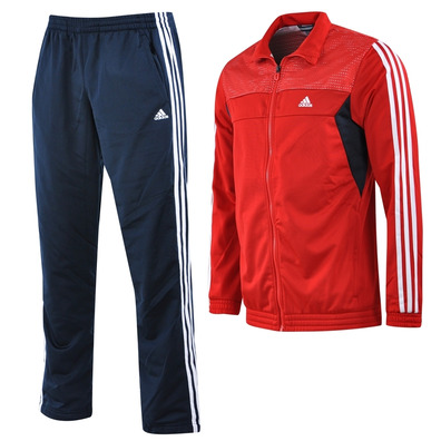 Adidas Track Suit Train Kenit OC (azul/vermelho/branco)