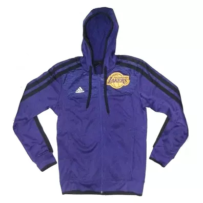 Jaqueta Adidas Angeles Lakers (roxo/preto/amarelo)