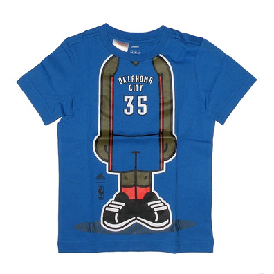 Adidas Tee GFX Graphic Oklahoma City Durant Nº 35 (azul)