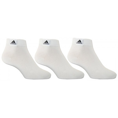 Calcetines Adidas Tobilleros T Lin 3 Pack (blanco)