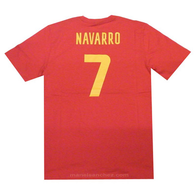 Nike Logo Spain Replica Jersey Navarro #7# (601/red)