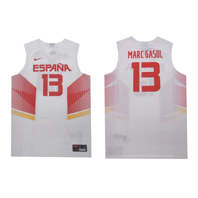 Nike Logo Spain Replica Marc Gasol (102/white/red)