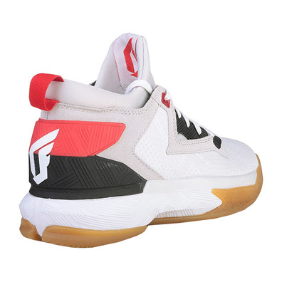 Adidas D Lillard 2 "Rip City" (blanco/negro/rojo/camel)