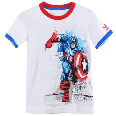 Adidas Original Capitan America Tee Kids (white/blue/red)