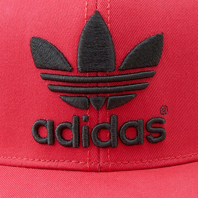 Adidas Adicolor Trefoil Flat Cap (red/black)