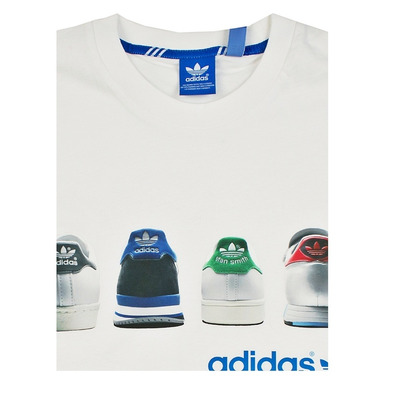 Adidas Originals Shoe Tab Tee Men´s (Branco)