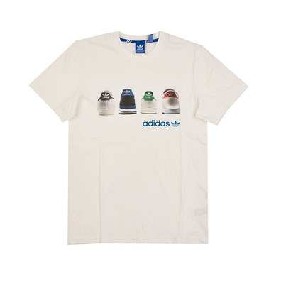 Adidas Originals Shoe Tab Tee Men´s (Branco)