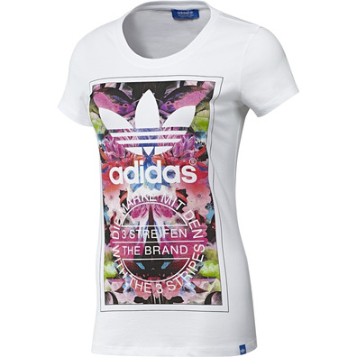 Adidas Original Graphic Flower Madnes Tee Woman´s (white)