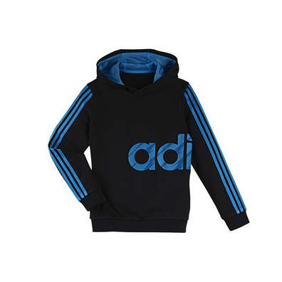 Adidas Recharged Kenit Hoodie Kids (preto/azul)