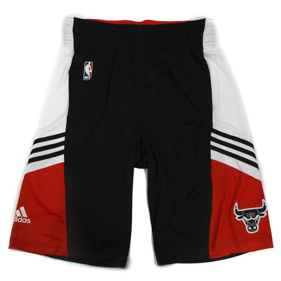 Adidas NBA Short Niño Bulls Winter Hoops (negro/blanco/rojo)