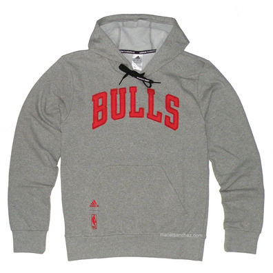 Adidas NBA Bulls Washed Po Hooded Men´s (grey/red)