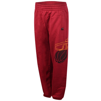 Adidas NBA Pantalón Niño Fan Winter Miami Heat (granate)