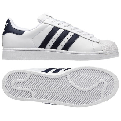 Adidas Superstar II (branco/azul)