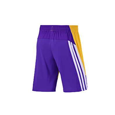 Adidas NBA Winter Hps Angeles Lakers Short (amarelo/brenco/roxo)