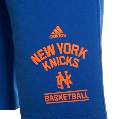 Adidas NBA Washed New York Knicks Short (blue/orange)