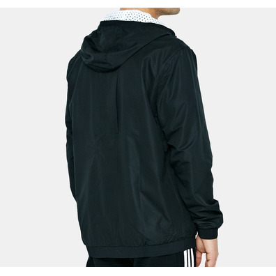 Adidas Essentials 3 Stripe WindBreaker J Mens (preto/branco)