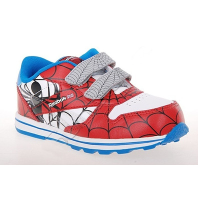 Reebok Versa CL Leather 2V Marvel (blanco/rojo/azul)