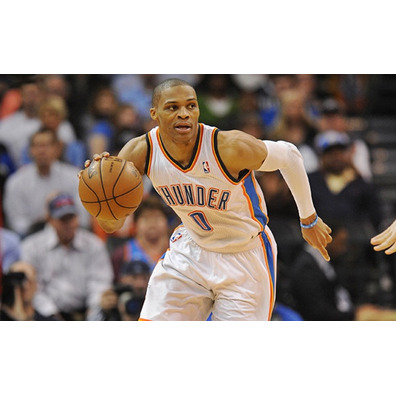 Adidas Camiseta Réplica Russell Westbrook Oklahoma (blanca)