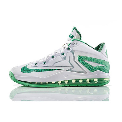 Air Max Lebron XI Low "Paisley" (100/blanco/verde)