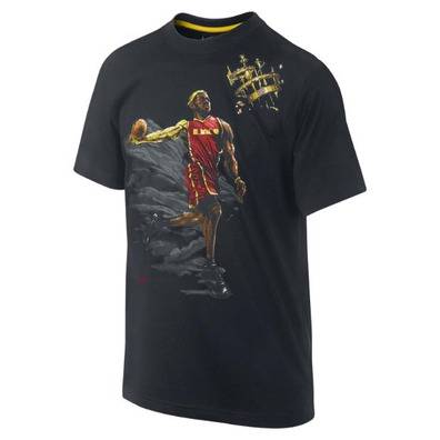 Lebron Camiseta King Of The Court Niñ@ (010/negro)