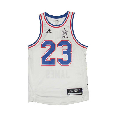 Camiseta Réplica Lebron All Star Este NYC 15 (blanco/azul)