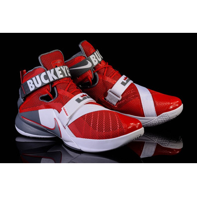 Lebron Soldier IX Premium "Ohio State" (601/red/silver/wite)