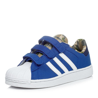 Adidas Originals Superstar 2 CF C (28-35/azul/blanco/camuflaje)