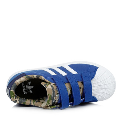 Adidas Originals Superstar 2 CF C (28-35/azul/blanco/camuflaje)