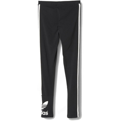 Adidas Original Leggins Trefoil (negro/blanco)