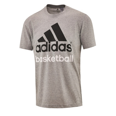 Adidas Camiseta Basketball (gris)