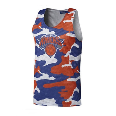 Adidas Camiseta Reversible Knicks Mesh (blanco/azul/naranja)