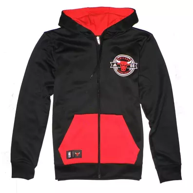 Adidas Sudadera Niño NBA Chicago Bulls Fan Winter FZ (negro/rojo)