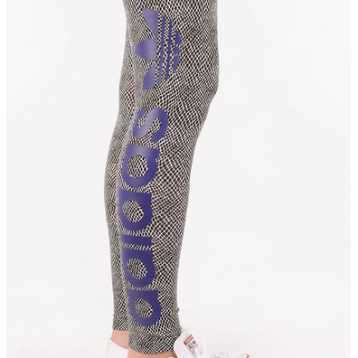 Adidas Original NBA Leggings Mujer Lakers (gris/purpura)