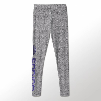 Adidas Original NBA Leggings Mujer Lakers (gris/purpura)