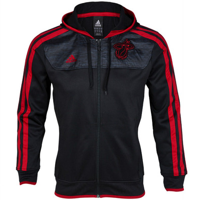 Jaqueta Adidas Miami Heat (preto/burdeaux)