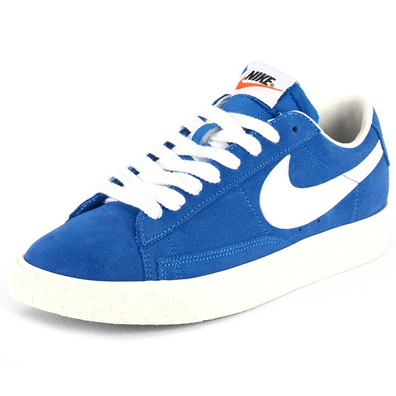 Nike Blazer Low Premium Sude (blue/white bone)