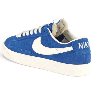 Nike Blazer Low Premium Sude (blue/white bone)