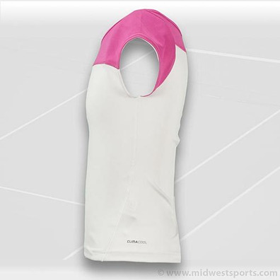 Adidas Camiseta Tennis Girls Response (white/pink)