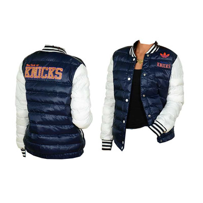 Adidas Original Chaqueta Mujer Knicks Varsity  (azul tinta/blanco)