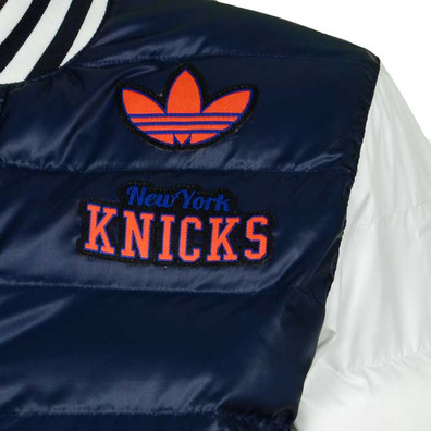 Adidas Original Chaqueta Mujer Knicks Varsity  (azul tinta/blanco)