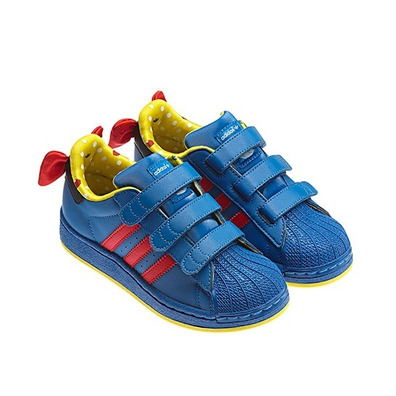 Adidas Superstar Disney Snow white CF Kids Girl (azul/vermelho/)