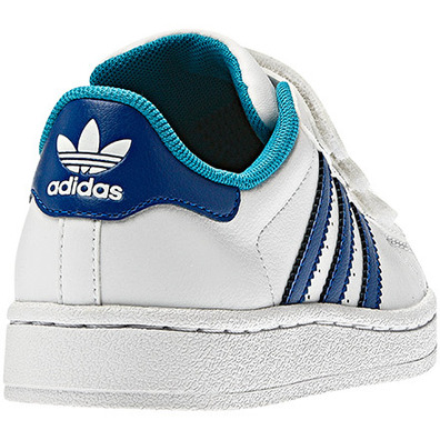 Adidas Superstar 2 J (28-35/branco/azul)