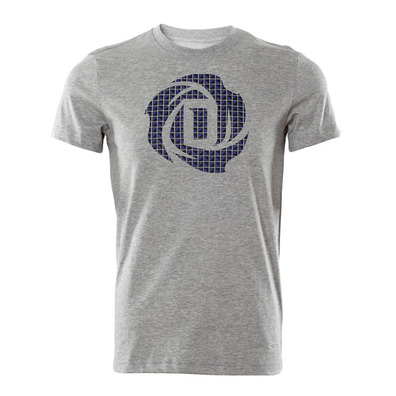 Adidas Camiseta D-Rose Logo (gris/azul)