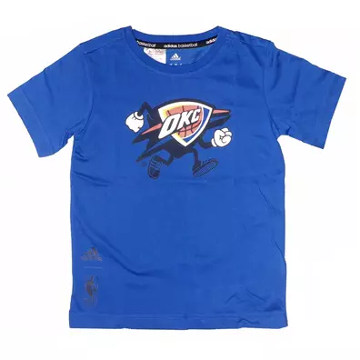 Adidas Camiseta Niño NBA Oklahoma City Thunder Graphic Caricature (azul)